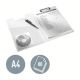 Clipboard LEITZ WOW, dublu, polyfoam, A4, 100 coli, rosu