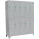 Vestiar metalic Premium cu picioare 10 usi (5x2) 1500x500x1920 mm (LxlxH), Asamblat, PLUS