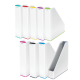 Suport vertical LEITZ WOW, pentru documente, PS, A4, culori duale, alb-rosu