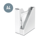Suport vertical LEITZ WOW, pentru documente, PS, A4, culori duale, alb-rosu