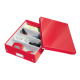 Cutie depozitare LEITZ WOW Click&Store Organizer, carton laminat, cu capac, 28x10x37 cm, rosu