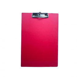 Clipboard simplu A4, din carton dur, MAUL Balance - rosu