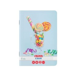 CAIET A4, 60 FILE, 70G/MP, HARTIE FSC, DICTANDO, COLÈURI ROTUNJITE, MOTIV CUPCAKES