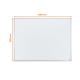 Tabla NOBO Essentials, otel lacuit, 120x90 cm, magnetica, include tavita, alb