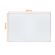Tabla NOBO Essentials, otel lacuit, 180x120 cm, magnetica, include tavita, alb
