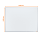 Tabla NOBO Essentials, otel lacuit, 150x100 cm, magnetica, include tavita, alb