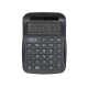 Calculator de birou Maul ECO MJ555, 8 digits, realizat din plastic reciclat, incarcare solara- gri