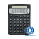 Calculator de birou Maul ECO950, 12 digits, realizat din plastic reciclat, incarcare solara- negru