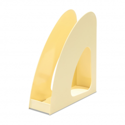 Suport vertical plastic pentru cataloage HAN Re-Loop, PP reciclat - galben pastel