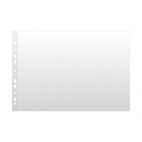 Folie protectie pentru documente A3 landscape, 120 microni, 25 folii/set, Donau - transparent