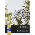 BLOC DESEN OXFORD MIX MEDIA A3, 25 FILE, HARTIE 225 G/MP, FSCÂ® MIX70%, COLECTIA ARTISTIC