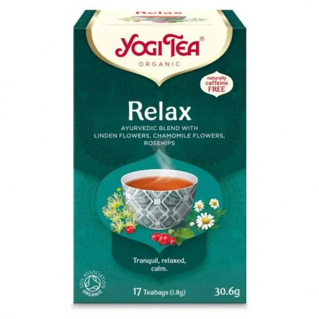 Ceai bio Calmant Relax, 17 pliculete a 30.6 g Yogi Tea