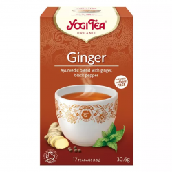 Ceai bio de Ghimbir, 17 pliculete a 30.6gr Yogi Tea