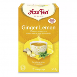 Ceai bio Ghimbir si Lamaie, 17 pliculete a 30.6gr Yogi Tea