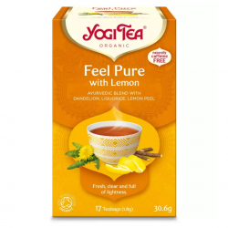 Ceai bio Detox cu Lamaie, 17 pliculete a 30.6 g Yogi Tea