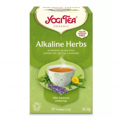 Ceai bio din Plante Alcaline, 17 pliculete a 35,7 g Yogi Tea
