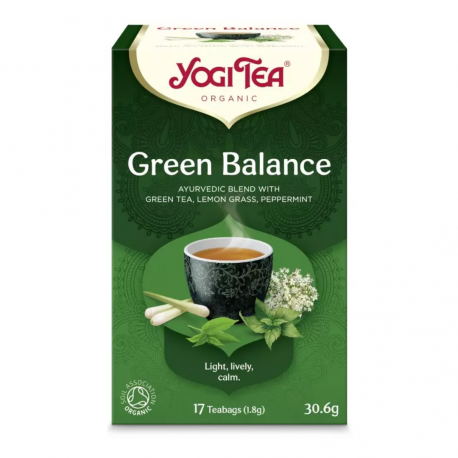 Ceai bio Echilibru Verde,17 pliculete a 30.6g Yogi Tea