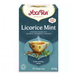 Ceai bio Lemn Dulce & Menta, 17 pliculete a 30.6 g Yogi Tea