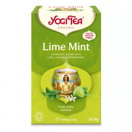Ceai bio Lamaie si Menta,17 pliculete a 30.6g Yogi Tea