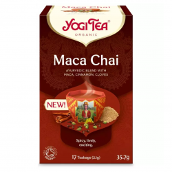 Ceai bio Maca Chai, 17 pliculete a 2,1 g (35,7 g) Yogi Tea