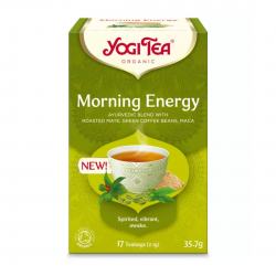 Ceai bio Morning Energy, 17 pliculete a 2,1g, 35,7g Yogi Tea