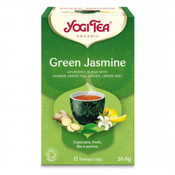 Ceai bio Verde cu Iasomie, 17 pliculete a30.6g Yogi Tea