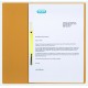 DOSAR INCOPCIAT ELBA SMART A4 1/2, CARTON MANILA 250G/MP, BLUE ANGEL, CAPACITATE 200 FILE, CULOARE GALBEN