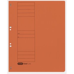 DOSAR CU CAPSE ELBA SMART EYELET A4 1/1, CARTON MANILA 250G/MP, CULOARE PORTOCALIU