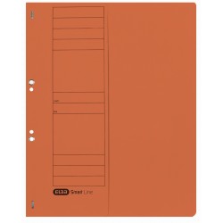 DOSAR CU CAPSE ELBA SMART EYELET A4 1/2, CARTON MANILA 250G/MP, CULOARE PORTOCALIU