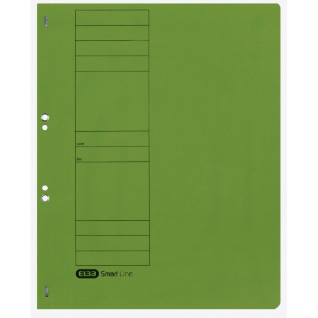 DOSAR CU CAPSE ELBA SMART EYELET A4 1/1, CARTON MANILA 250G/MP, CULOARE VERDE