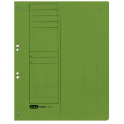 DOSAR CU CAPSE ELBA SMART EYELET A4 1/2, CARTON MANILA 250G/MP, CULOARE VERDE