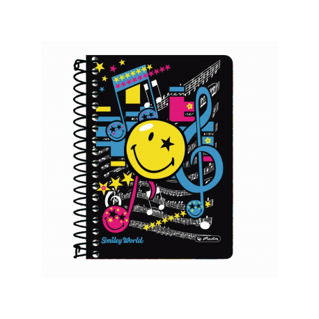 CAIET A6 200F SPIRALA PATRATELE SMILEY WORLD POP