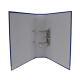 Biblioraft A4, plastifiat PP/paper, margine metalica, 75 mm, Optima Classic - albastru