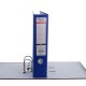 Biblioraft A4, plastifiat PP/paper, margine metalica, 75 mm, Optima Classic - albastru