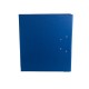 Biblioraft A4, plastifiat PP/paper, margine metalica, 75 mm, Optima Classic - albastru