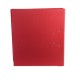 Biblioraft A4, plastifiat PP/paper, margine metalica, 75 mm, Optima Classic - rosu