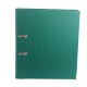 Biblioraft A4, plastifiat PP/paper, margine metalica, 75 mm, Optima Classic - verde