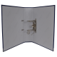 Biblioraft A4, plastifiat PP/paper, margine metalica, 75 mm, Optima Classic - bleumarin