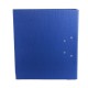 Biblioraft A4, plastifiat PP/paper, margine metalica, 75 mm, Optima Classic - bleumarin