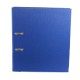 Biblioraft A4, plastifiat PP/paper, margine metalica, 75 mm, Optima Classic - bleumarin