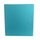 Biblioraft A4, plastifiat PP/paper, margine metalica, 75 mm, Optima Classic - turcoaz