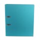 Biblioraft A4, plastifiat PP/paper, margine metalica, 75 mm, Optima Classic - turcoaz