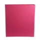 Biblioraft A4, plastifiat PP/paper, margine metalica, 75 mm, Optima Classic - pink