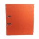 Biblioraft A4, plastifiat PP/paper, margine metalica, 75 mm, Optima Classic - portocaliu