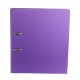Biblioraft A4, plastifiat PP/paper, margine metalica, 75 mm, Optima Classic - violet