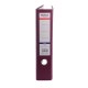Biblioraft A4, plastifiat PP/paper, margine metalica, 75 mm, Optima Classic - visiniu