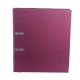 Biblioraft A4, plastifiat PP/paper, margine metalica, 75 mm, Optima Classic - visiniu
