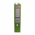 Biblioraft A4, plastifiat PP/paper, margine metalica, 75 mm, Optima Classic - verde deschis