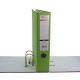 Biblioraft A4, plastifiat PP/paper, margine metalica, 75 mm, Optima Classic - verde deschis
