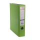 Biblioraft A4, plastifiat PP/paper, margine metalica, 75 mm, Optima Classic - verde deschis